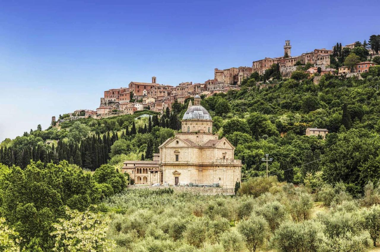 Il Palco Montepulciano, Vista Incredibile, 150Mt Da Piazza Grande Appartamento Esterno foto