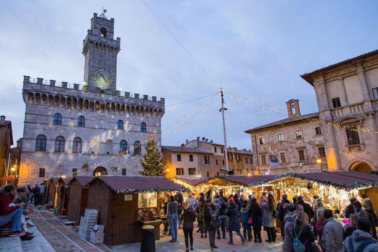 Il Palco Montepulciano, Vista Incredibile, 150Mt Da Piazza Grande Appartamento Esterno foto