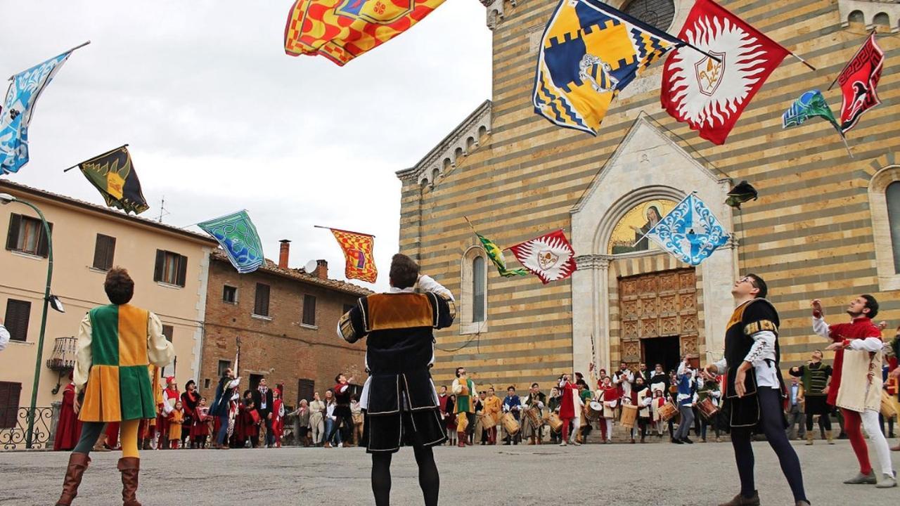 Il Palco Montepulciano, Vista Incredibile, 150Mt Da Piazza Grande Appartamento Esterno foto